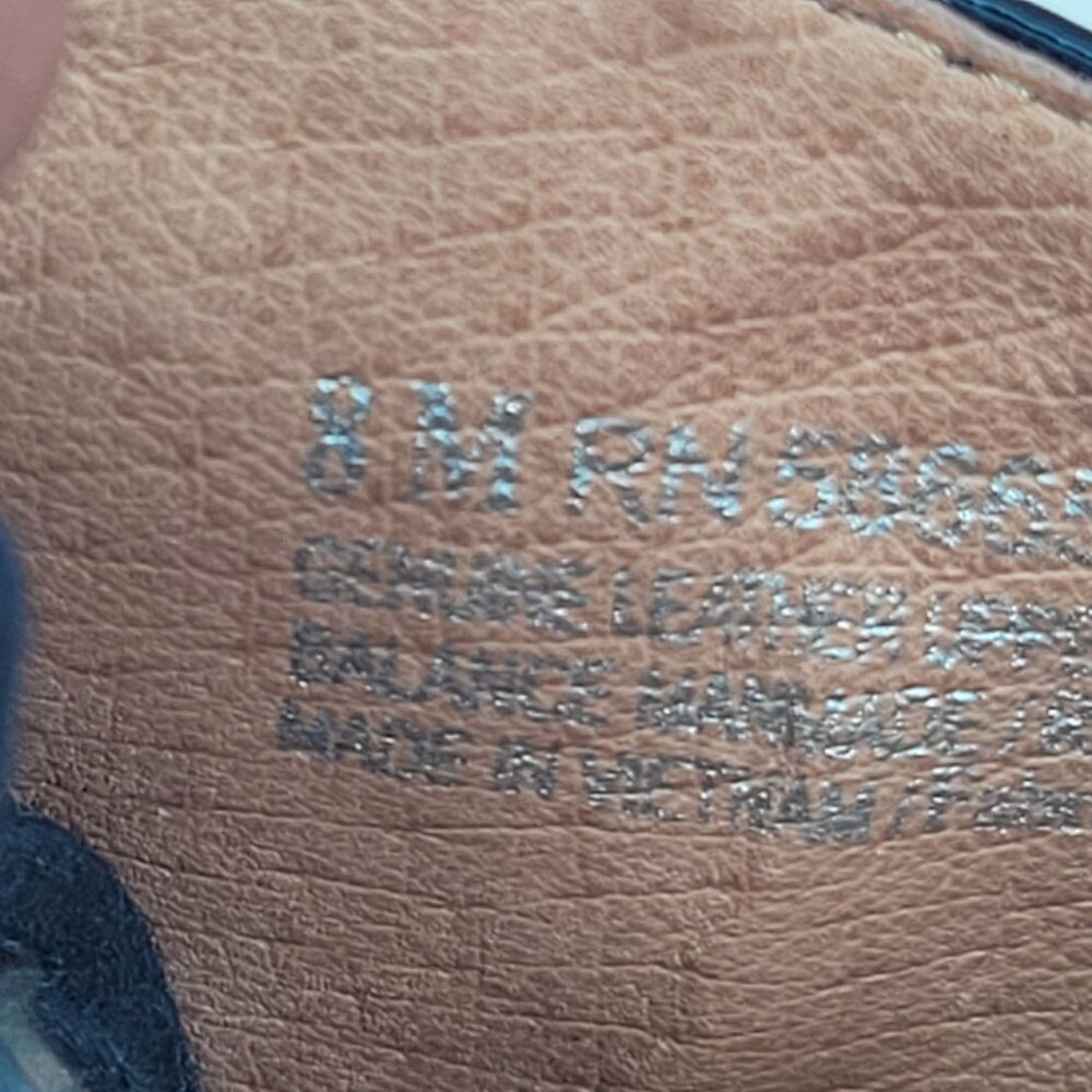 Halogen X Atlantic Pacific Women's Navy Patent Platform Oxford US Size 8M - Picture 8 of 8